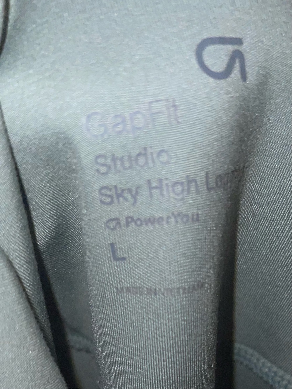 GAP FIT - Light Sage Green 2 pc Outfit - Half Zip Shirt XL & Matching Leggings L - Picture 5 of 13